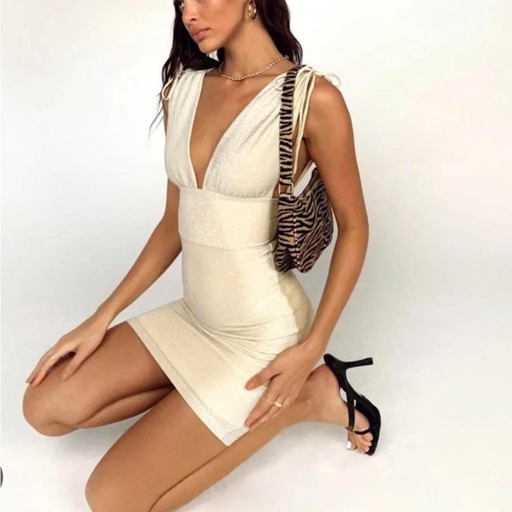 Princess Polly Gold Mini Dress